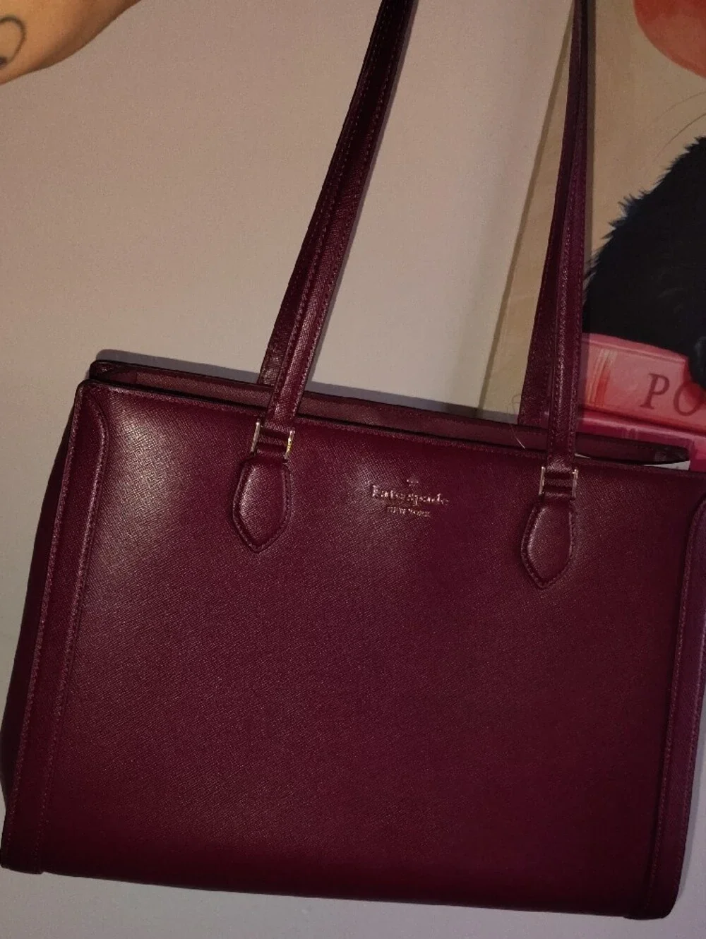 Kate Spade Burgundy Laptop Bag
